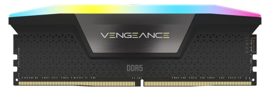 CORSAIR 96GB 2x48GB DIMM DDR5 5200MHz Vengeance RGB LED XMP 3.0 Black Heatspreader 1.25V CL38
