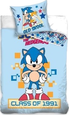 Sonic Class Of 1991 Sengetøj 140 X 200 Cm 100 Procent Bomuld
