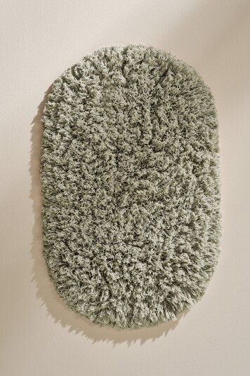 Jotex Oval Badematte Bomull/Lateks Grågrønn JANE 212447004365