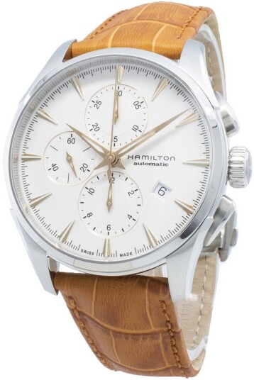Hamilton Herreklokke H32586511 Jazzmaster Hvit/Lær Ø42 mm Hamilton Herreklokke H32586511 Jazzmaster Hvit/Lær Ø42 mm