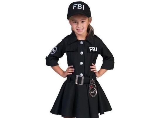 Fbi Agent Kostume, Pige Fbi Agent Kostume, Pige