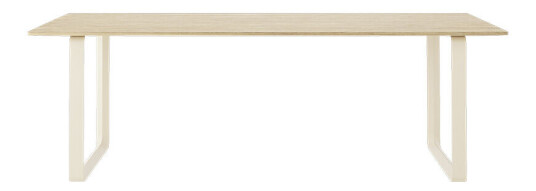Muuto 70/70 spisebord 225 x 90 cm Solid oak-Sand