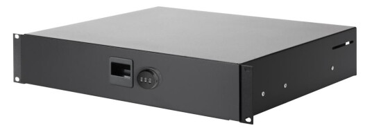 Adam Hall Parts 87402 Cl Rack Drawer 2 U Steel, Combination Lock