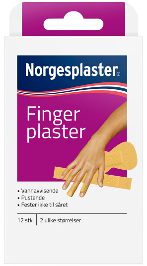 Norgesplaster Fingerplaster 12 stk.