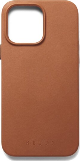 Mujjo Full Leather Case Magsafe Iphone 14 Pro Max Gyllenbrun Mujjo Full Leather Case Magsafe Iphone 14 Pro Max Gyllenbrun