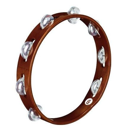 Meinl Ta-1-A-Ab Wood Tamburin, Alu.Jingles, Enkel (M)