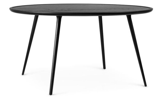Mater Accent matbord rundt black stained oak, ø140 cm