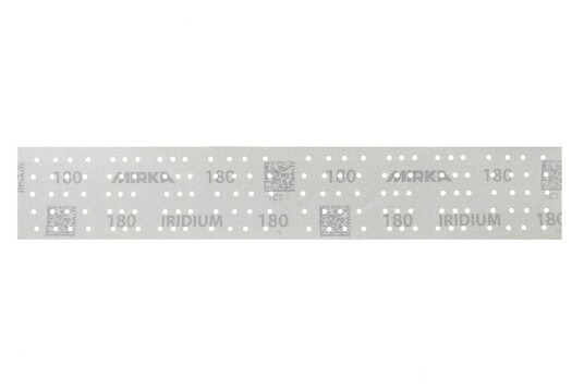 Mirka Slippapper Iridium 70x400mm Grip 140h Perf 180 Grå 100-Pack