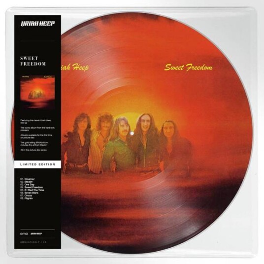 Uriah Heep Sweet Freedom Limited Picture Disc Edition Vinyl