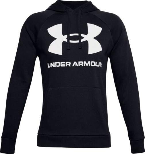 Under Armour Men's UA Rival Fleece Big Logo Hoodie Sort L Man