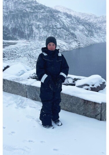 Stormberg Nordlys resirkulert termodress barn 8-14 128