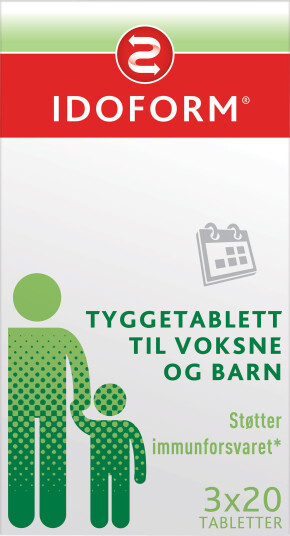Idoform Tyggetabletter 3x 20 tabletter Idoform Tyggetabletter 3x 20 tabletter