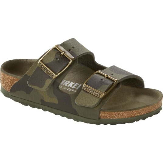 Birkenstock Kids' Arizona Narrow 26, Desert Soil Camo Khaki