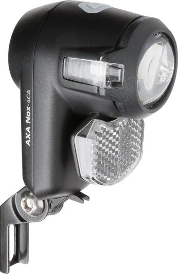 Frontlykt AXA Nox City LED batteridrevet svart