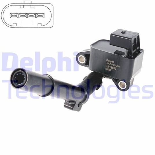 Tennspole coil DELPHI GN11032 12B1 Tennspole coil DELPHI GN11032 12B1