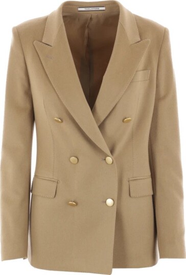 Tagliatore Parigi Dobbelspent Cashmere Jakke Brun XS Tagliatore Parigi Dobbelspent Cashmere Jakke Brun XS