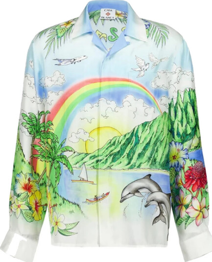 Casablanca Herre Skjorter Flerfarget L,