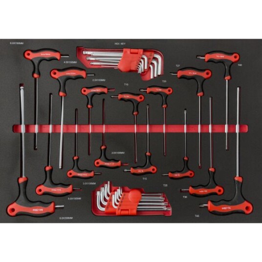 PELA 497997 Torx- og skrutrekkersett 35 deler, Håndverktøy