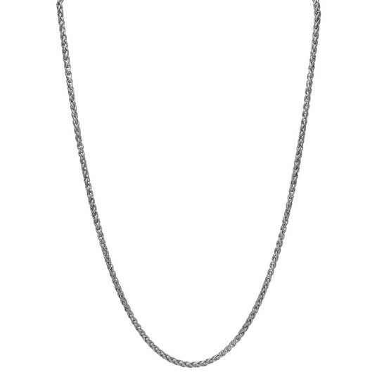 Tom Morris Wheat Chain Halskjede Rustfritt Stål TM00014 - Herre - Stainless Steel Tom Morris Wheat Chain Halskjede Rustfritt Stål TM00014 - Herre - Stainless Steel