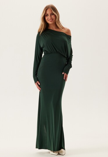 Goddiva Multi Way Long Sleeve Maxi Dress