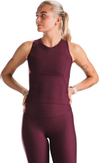 FUSION Tank Treningstopp Dame Bordeaux M