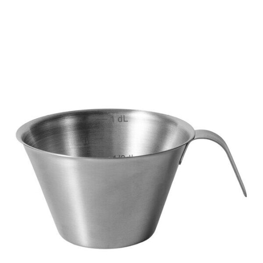 Anders Petter Steel Essentials målebeger 1 dl børstet Anders Petter Steel Essentials målebeger 1 dl børstet