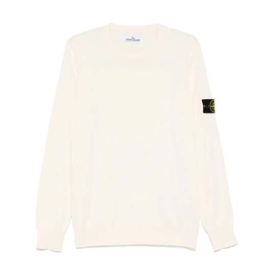 Stone Island Herre Strikkevarer Hvit M, Stone Island Herre Strikkevarer Hvit M,