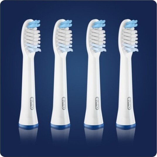 Oral-B Pulsonic Clean Utskiftningsbørstehode For Tannbørste Hvit En Pakke 4 For Pulsonic 9565 9585 9595 Oral-B Pulsonic Clean Utskiftningsbørstehode For Tannbørste Hvit En Pakke 4 For Pulsonic 9565 9585 9595