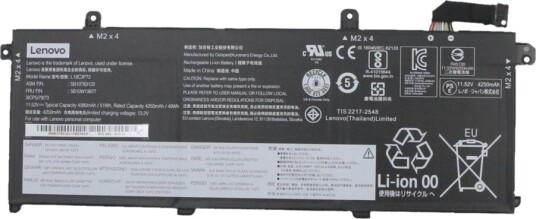 Celxpert L18c3p72 Batteri Til Bærbar Pc Litiumion 3-Cellers 4380 Mah Fru 5B10W13877 Celxpert L18c3p72 Batteri Til Bærbar Pc Litiumion 3-Cellers 4380 Mah Fru 5B10W13877