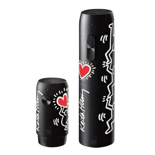 Vacu Vin Electric Wine Set vinsett 2 deler Keith Haring Vacu Vin Electric Wine Set vinsett 2 deler Keith Haring