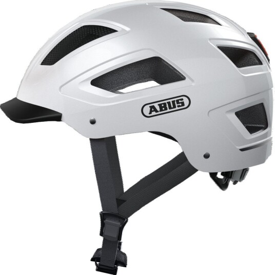 ABUS Hyban 2.0 sykkelhjelm LED Polar White ABUS Hyban 2.0 sykkelhjelm LED Polar White