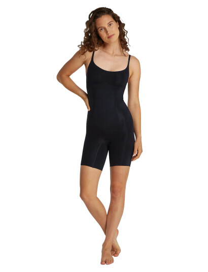 Calvin Klein Mid Thigh Bodysuit - Black - XL