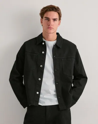 Que Sera Sera Dean Denim Jacket Jeansjakker Svart Que Sera Sera Dean Denim Jacket Jeansjakker Svart