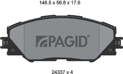 PAGID T1581N Bremseklosser PAGID T1581N Bremseklosser