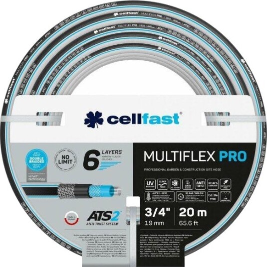 Cellfast Multiflex Pro Hageslange 1/2" 20 m