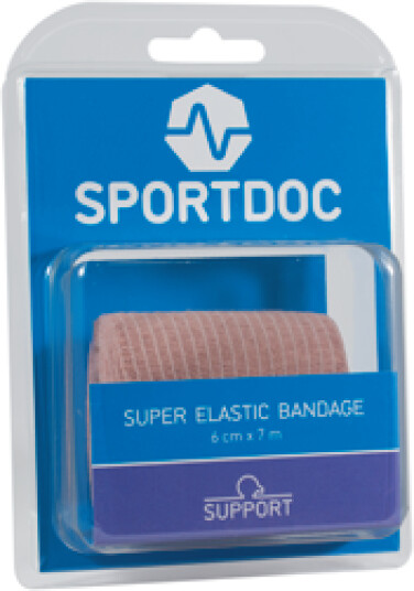 Sportdoc Super Elastic Bandage, 6 cm x 7 m, 1 stk.