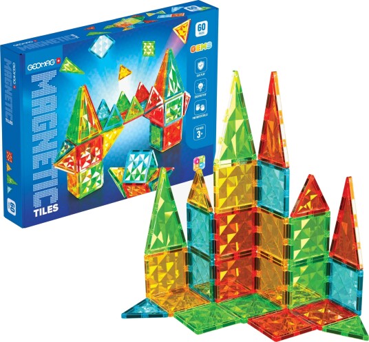Geomag Gems 60 Magnetic Tiles Geomag Gems 60 Magnetic Tiles