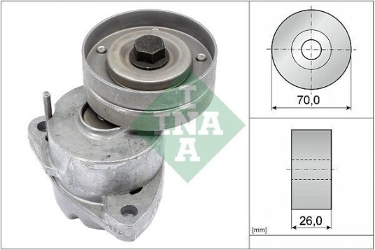 INA 534 0118 20 Spennarm, vifterem