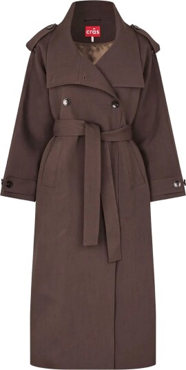 crās Leonoracras Trenchcoat Brown 40