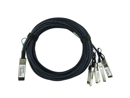 Blueoptics Mc2609125-005 5 M Qsfp 4Xsfp+ Hankjønn/Hankjønn