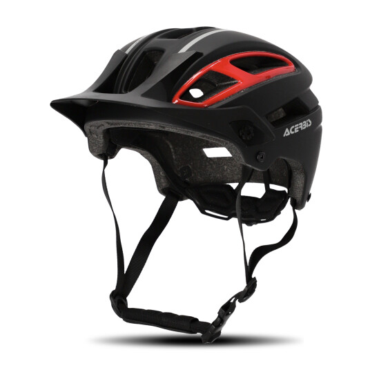 Acerbis Double P MTB Hjelm Svart-Rød