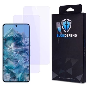 BlueDefend Google Pixel 8 Pro Anti Blue Light Skjermbeskyttere Beskyttelsesglass 2 stk.
