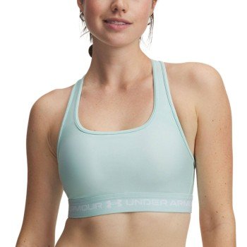 Under Armour BH Mid Crossback Sport Bra Mintgrønn polyester Small Dame