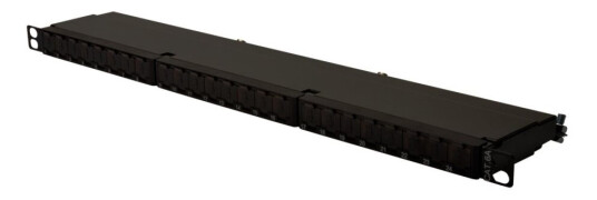 Digitus Dn-91624S-Sl-Ea Koblingspanel Cat 6A Stp Rj-45 X 24 Svart Ral 9005 0.5U 19"