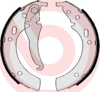 BREMBO S 06 501 Bremsesko sett BREMBO S 06 501 Bremsesko sett