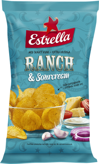 Estrella Ranch & Sourcream 175g Estrella Ranch & Sourcream 175g