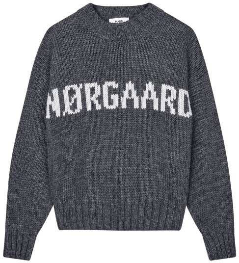 Mads Nørgaard Charcoal Melange/Nature Melang Crash Tilonina Sweater 10 år Mads Nørgaard Charcoal Melange/Nature Melang Crash Tilonina Sweater 10 år