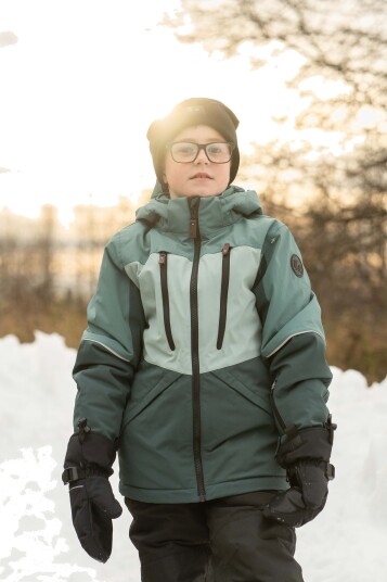 Lindberg Alpine Vinterjakke Mint Green/Dark Mint 160
