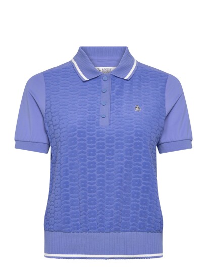 Original Penguin Golf Button Placket Polo Purple XS