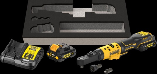 DeWalt Skralle DCF500L2G-QW Med Batteri Og Lader